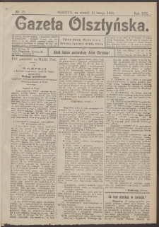 Gazeta Olsztyńska, 1901, nr 22