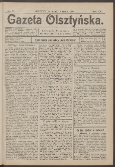 Gazeta Olsztyńska, 1901, nr 28