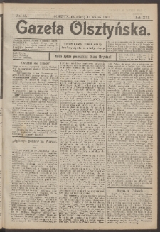 Gazeta Olsztyńska, 1901, nr 33