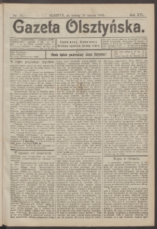 Gazeta Olsztyńska, 1901, nr 36