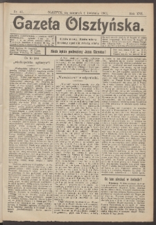 Gazeta Olsztyńska, 1901, nr 41