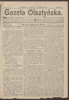 Gazeta Olsztyńska, 1901, nr 46