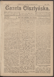 Gazeta Olsztyńska, 1901, nr 48
