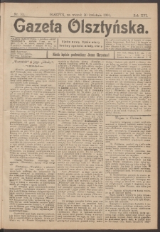 Gazeta Olsztyńska, 1901, nr 51