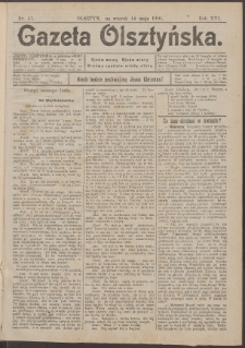 Gazeta Olsztyńska, 1901, nr 57