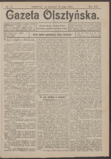 Gazeta Olsztyńska, 1901, nr 58