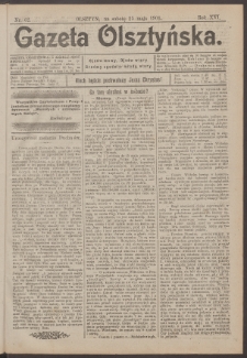 Gazeta Olsztyńska, 1901, nr 62