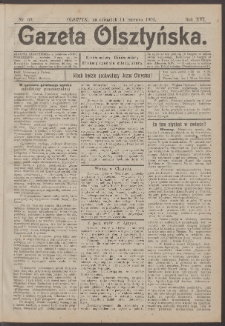 Gazeta Olsztyńska, 1901, nr 69