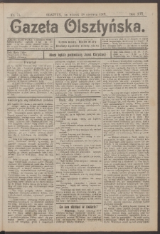 Gazeta Olsztyńska, 1901, nr 71