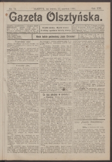 Gazeta Olsztyńska, 1901, nr 74