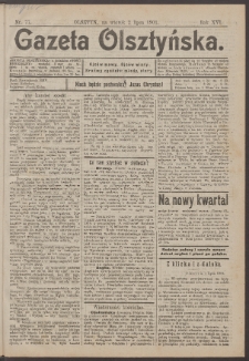 Gazeta Olsztyńska, 1901, nr 77