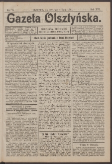 Gazeta Olsztyńska, 1901, nr 78