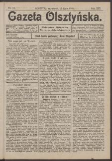 Gazeta Olsztyńska, 1901, nr 83