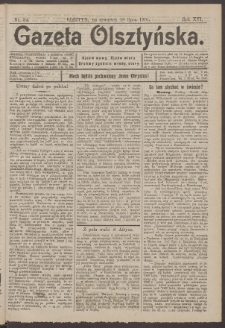 Gazeta Olsztyńska, 1901, nr 84
