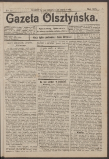 Gazeta Olsztyńska, 1901, nr 87