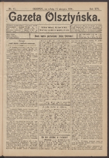 Gazeta Olsztyńska, 1901, nr 97