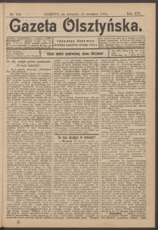 Gazeta Olsztyńska, 1901, nr 108