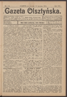 Gazeta Olsztyńska, 1901, nr 111