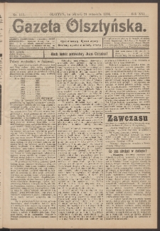 Gazeta Olsztyńska, 1901, nr 113