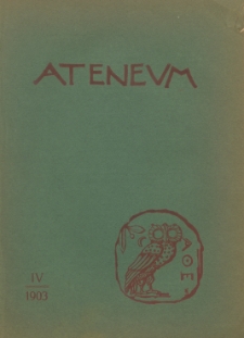 Ateneum, 1903 (R. 1), z. 4