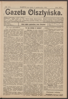 Gazeta Olsztyńska, 1901, nr 118