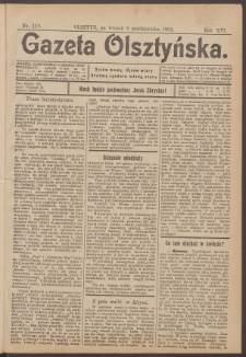 Gazeta Olsztyńska, 1901, nr 119