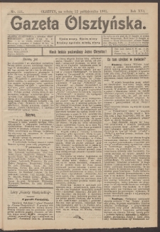 Gazeta Olsztyńska, 1901, nr 121
