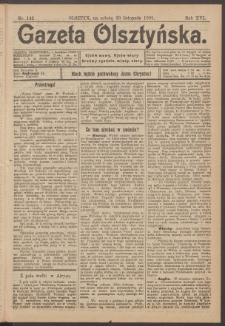 Gazeta Olsztyńska, 1901, nr 142