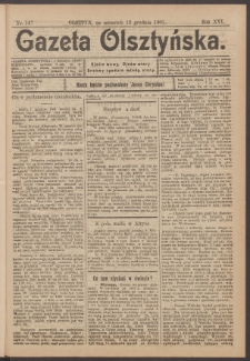 Gazeta Olsztyńska, 1901, nr 147