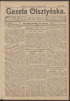 Gazeta Olsztyńska, 1902, nr 2