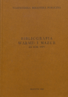 Bibliografia Warmii i Mazur za rok 1979