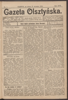 Gazeta Olsztyńska, 1902, nr 5