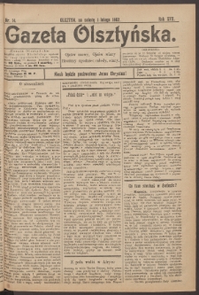 Gazeta Olsztyńska, 1902, nr 14