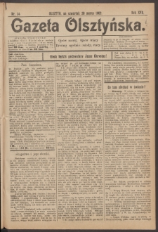 Gazeta Olsztyńska, 1902, nr 34