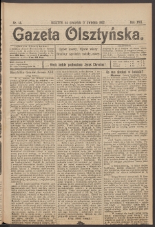 Gazeta Olsztyńska. 1902, nr 45