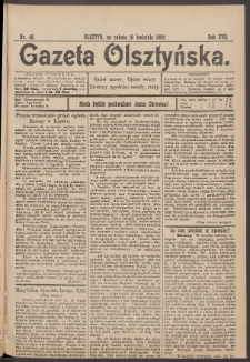 Gazeta Olsztyńska. 1902, nr 46