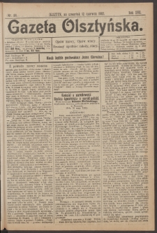 Gazeta Olsztyńska. 1902, nr 68