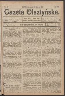 Gazeta Olsztyńska, 1902, nr 75