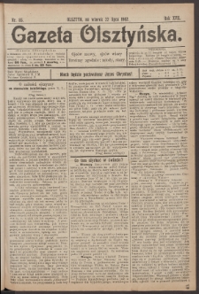 Gazeta Olsztyńska. 1902, nr 85