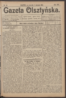 Gazeta Olsztyńska. 1902, nr 92