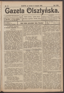 Gazeta Olsztyńska, 1902, nr 97