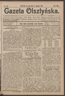 Gazeta Olsztyńska, 1902, nr 98