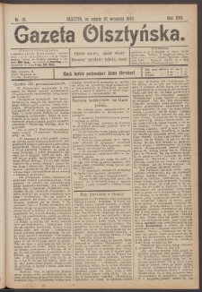 Gazeta Olsztyńska, 1902, nr 111