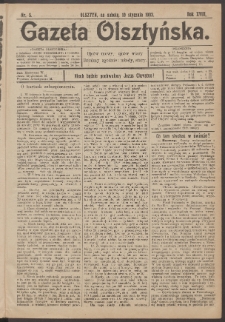 Gazeta Olsztyńska, 1903, nr 5