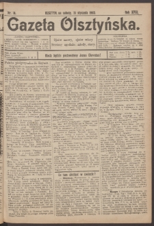 Gazeta Olsztyńska, 1903, nr 14