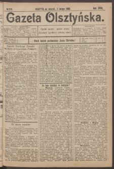 Gazeta Olsztyńska, 1903, nr 15