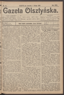 Gazeta Olsztyńska, 1903, nr 16
