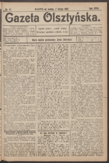 Gazeta Olsztyńska, 1903, nr 17