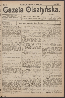 Gazeta Olsztyńska, 1903, nr 19