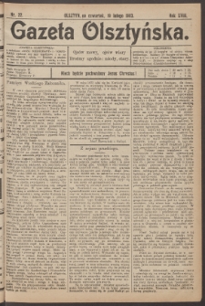 Gazeta Olsztyńska, 1903, nr 22